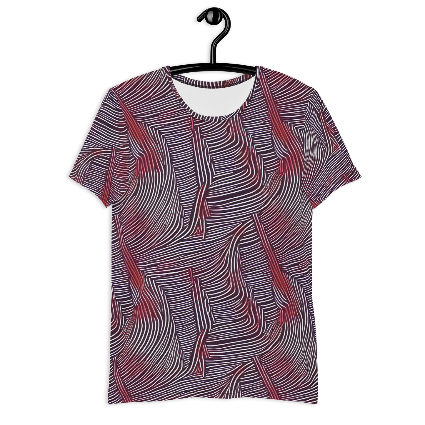 Men's Athletic T-Shirt - Nebula Waves