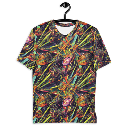 Men's Crew Neck T-Shirt - Psychedelic Deep Space