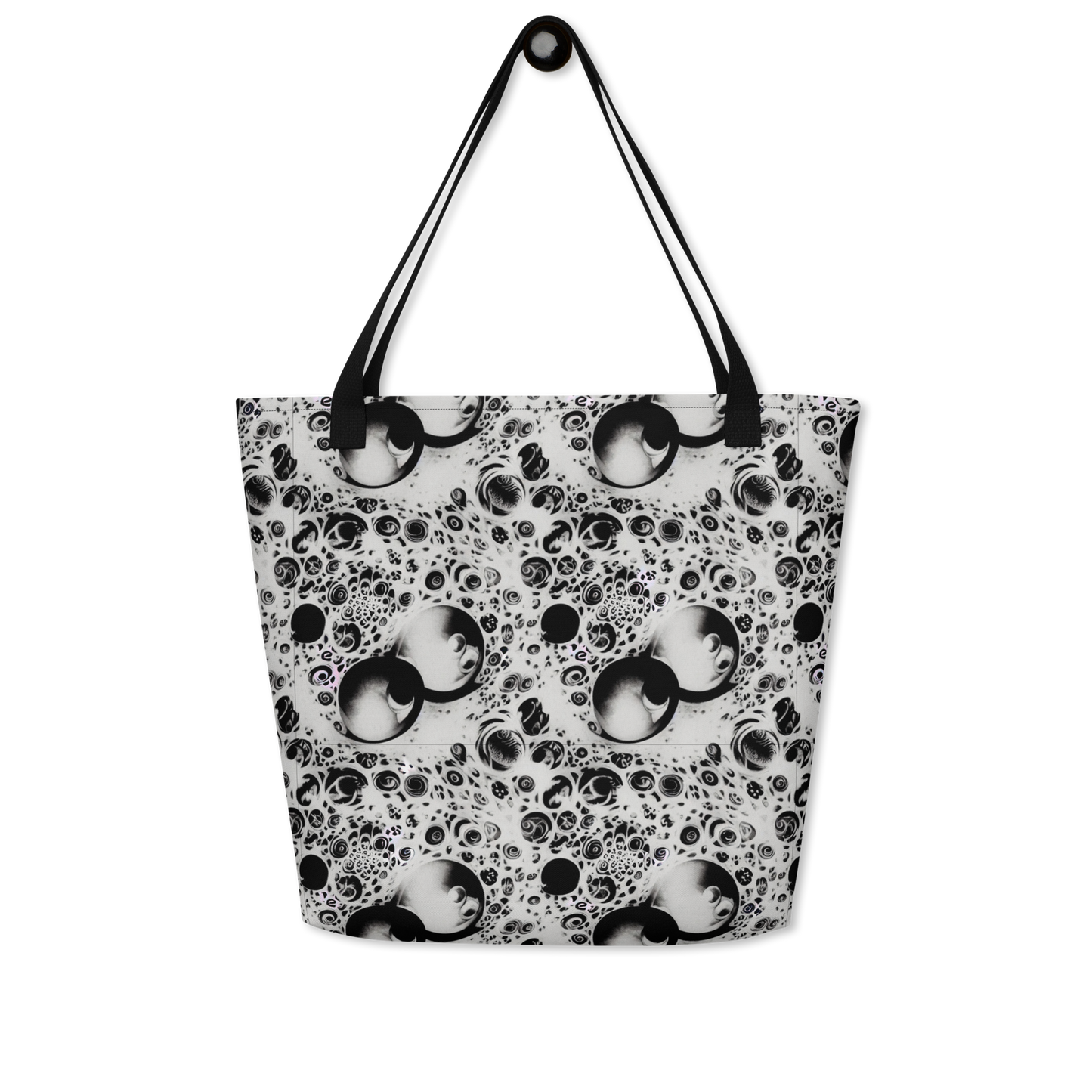 Large Tote Bag w/ Pocket - Crater Swirl