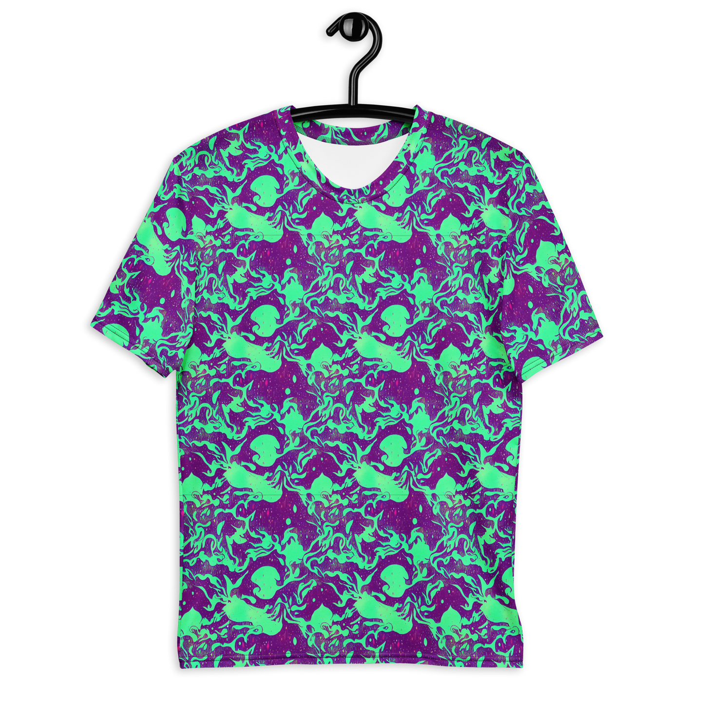 Men's Crew Neck T-Shirt - Alien Ripples