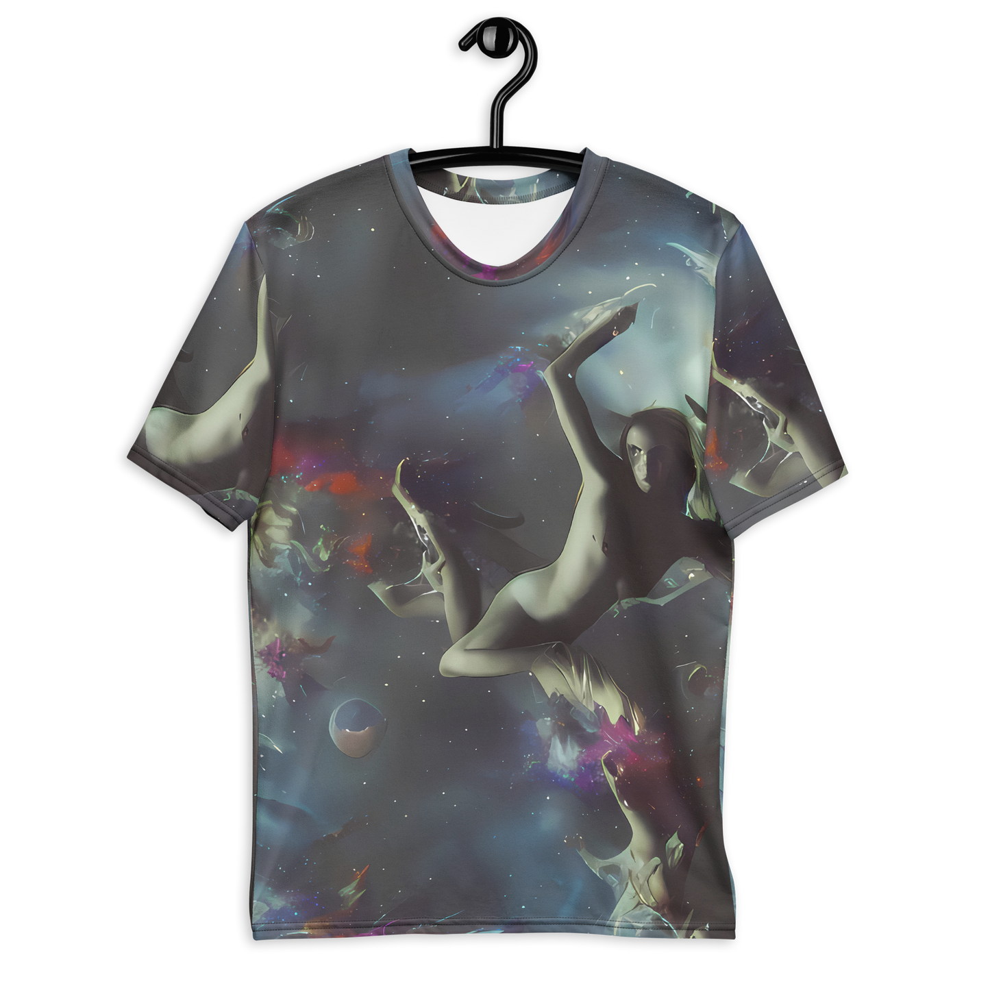 Men's Crew Neck T-Shirt - Cosmic Dancer