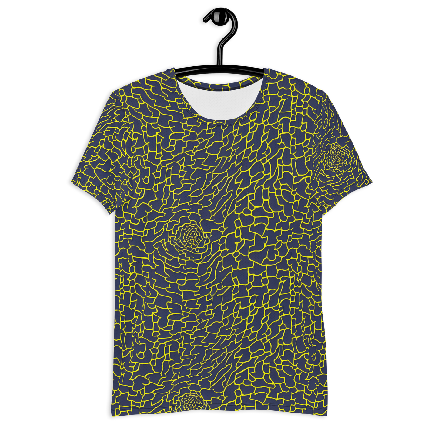 Men's Athletic T-Shirt - Nightshade Maze