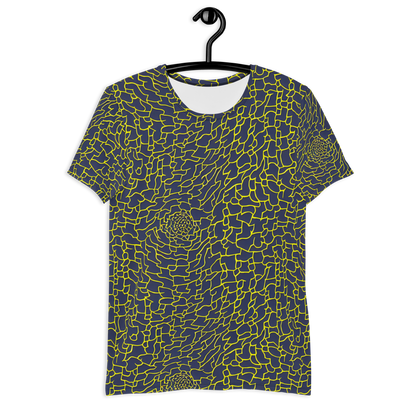 Men's Athletic T-Shirt - Nightshade Maze