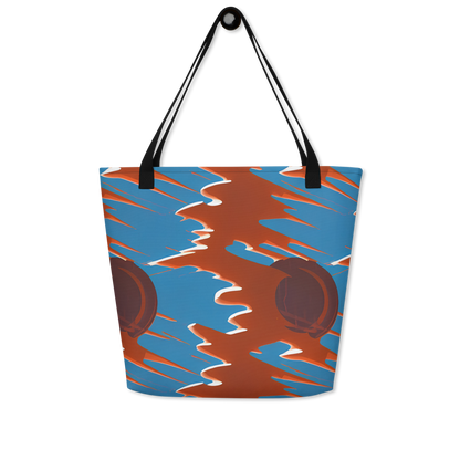 Large Tote Bag w/ Pocket - Desert Vortex