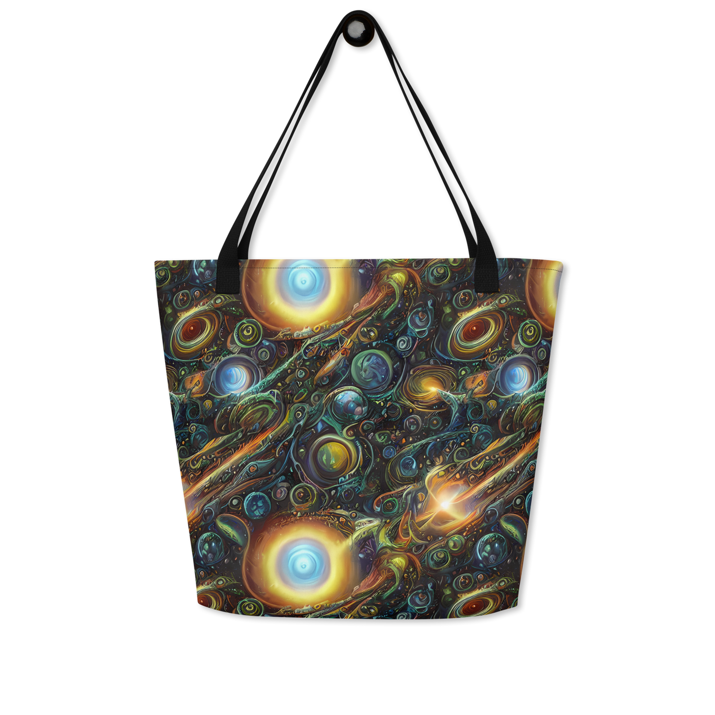 Large Tote Bag w/ Pocket - Ferez Vortex