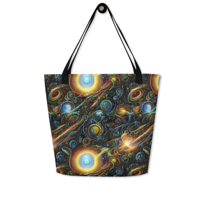 Large Tote Bag w/ Pocket - Ferez Vortex