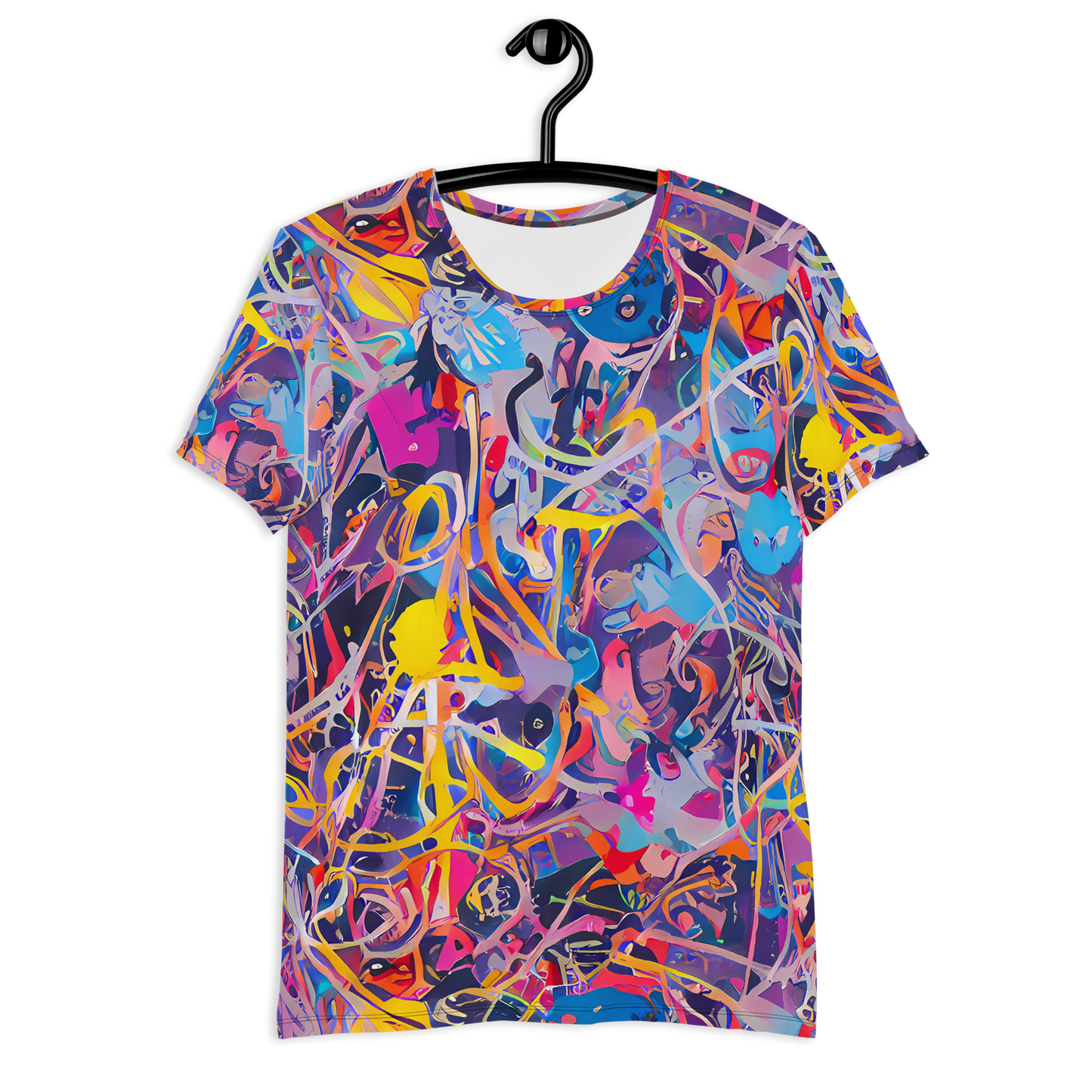 Men's Athletic T-Shirt - Vibrant Fusion