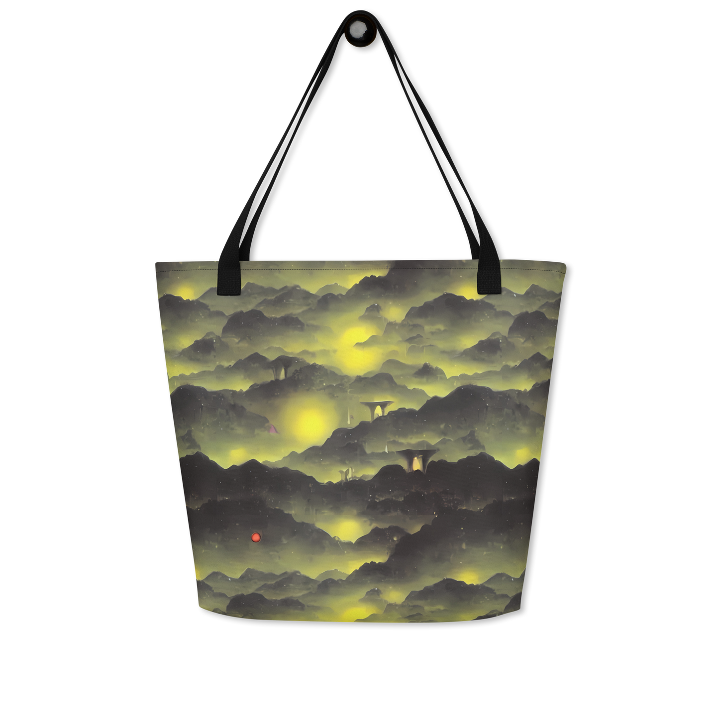 Large Tote Bag w/ Pocket - Spectral Isle