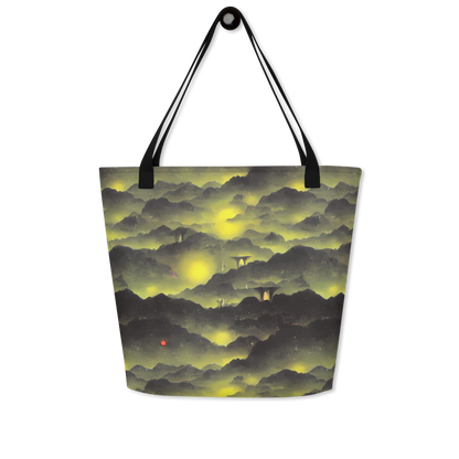 Large Tote Bag w/ Pocket - Spectral Isle