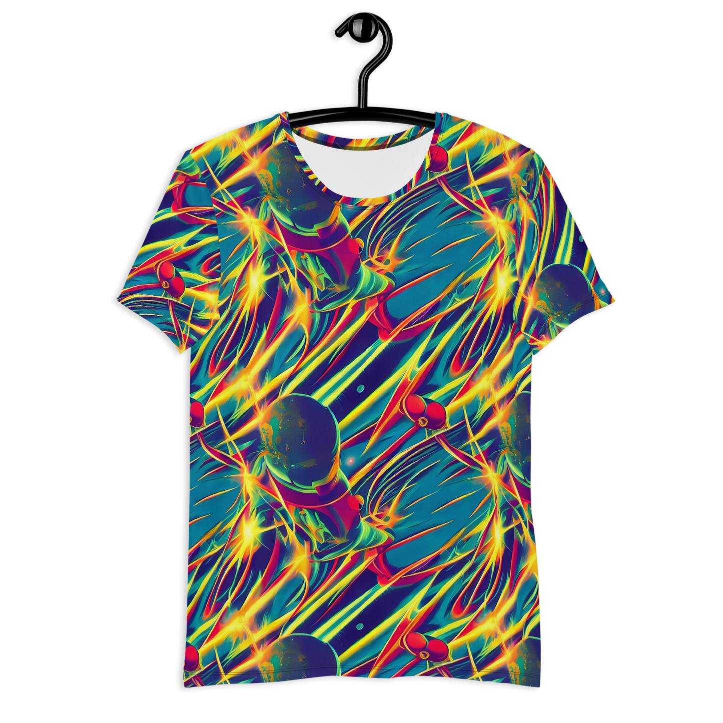 Men's Athletic T-Shirt - Cosmic Inferno