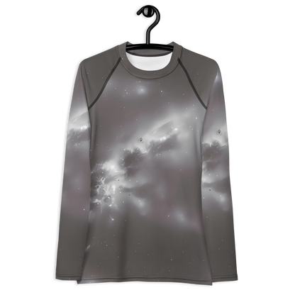 Women's Rash Guard - Silver Nebula