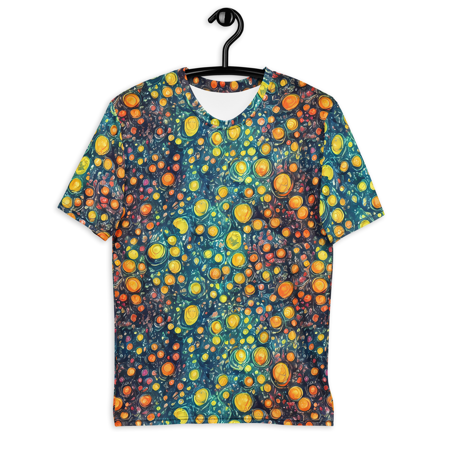 Men's Crew Neck T-Shirt - Starry Orbits