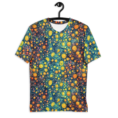 Men's Crew Neck T-Shirt - Starry Orbits