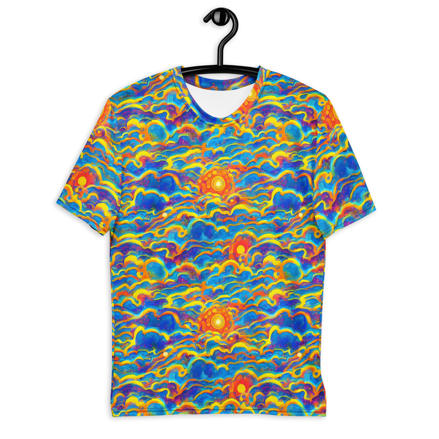 Men's Crew Neck T-Shirt - Chroma Ripple