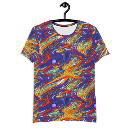 Men's Athletic T-Shirt - Galactic Ember