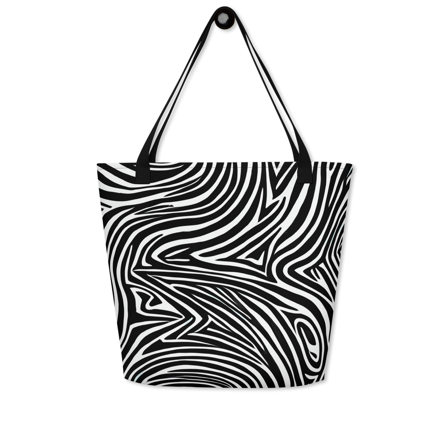 Large Tote Bag w/ Pocket - Vortex Veins