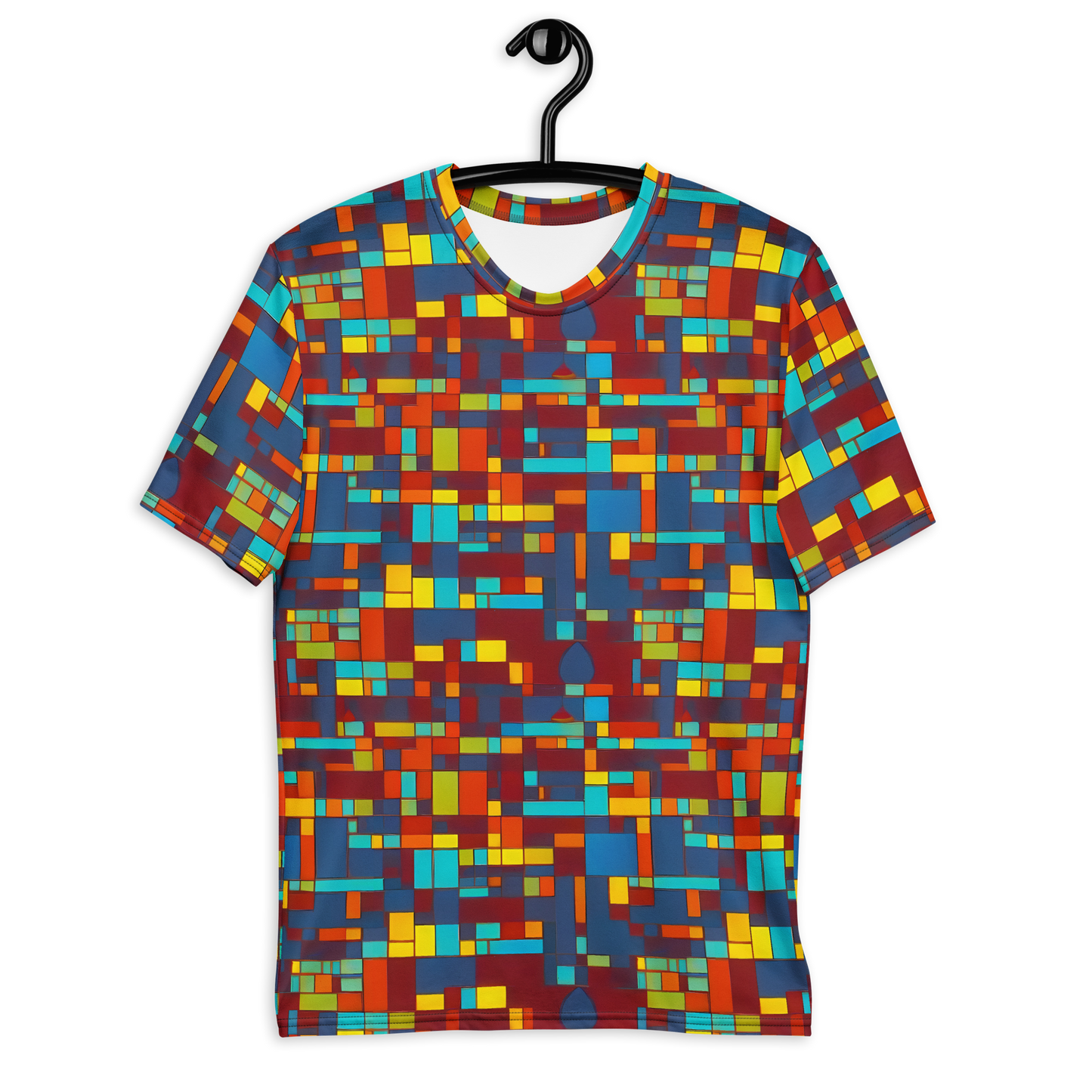 Men's Crew Neck T-Shirt - Astral Grid