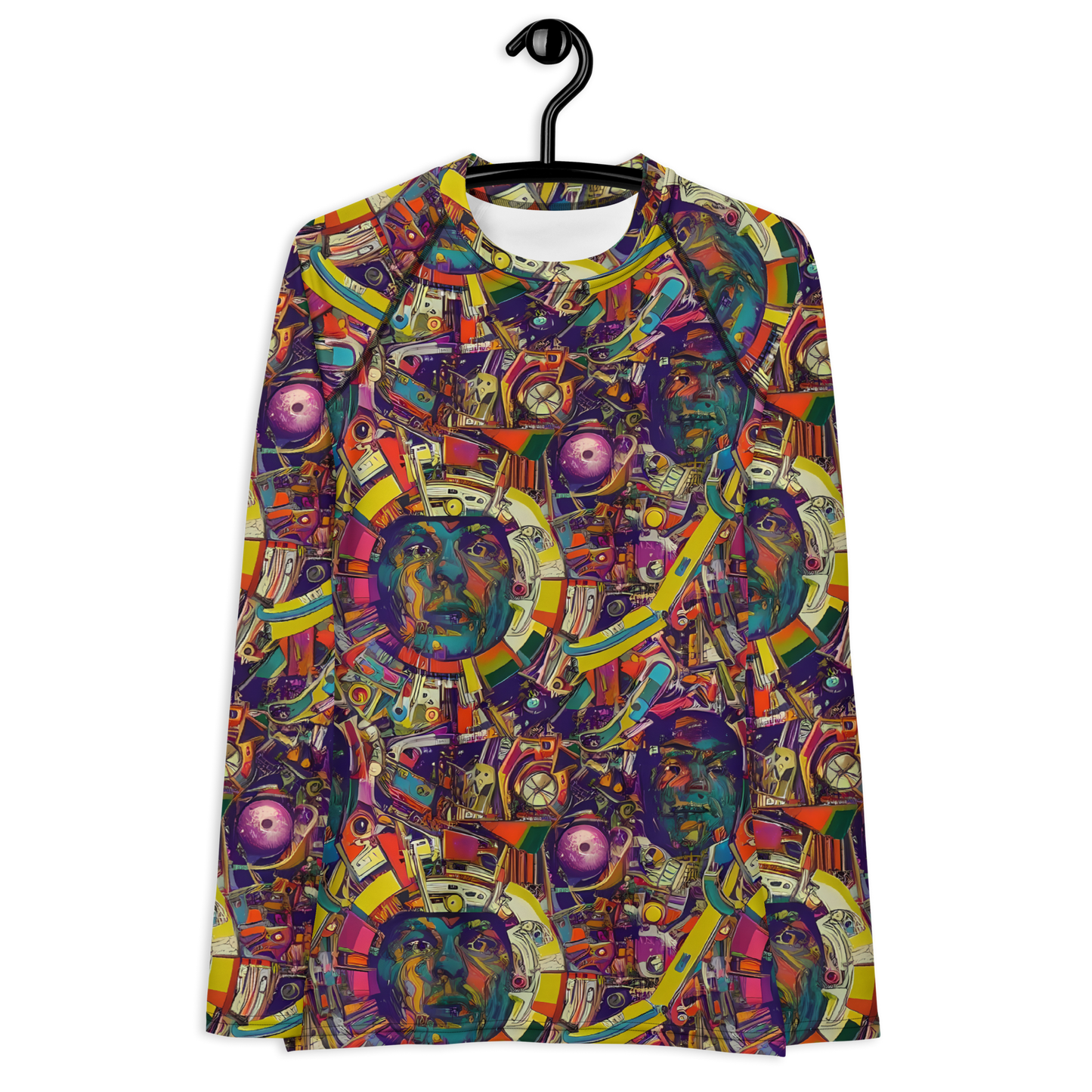 Women's Rash Guard - Cosmic Collage