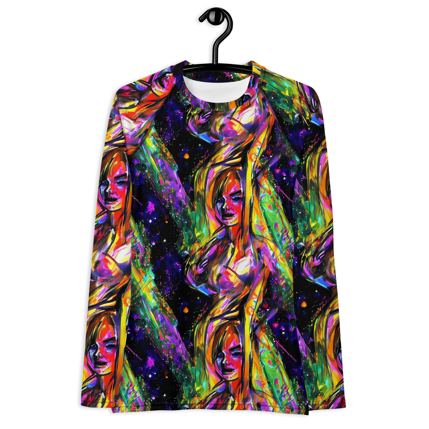 Women's Rash Guard - Galactic Flamenco