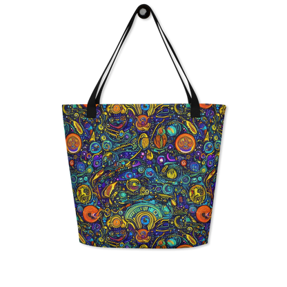 Large Tote Bag w/ Pocket - Vasnetsov Vortex