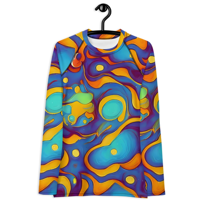 Women's Rash Guard - Pelton Swirl