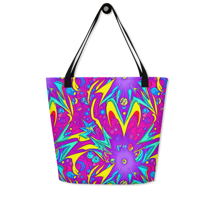 Large Tote Bag w/ Pocket - Nebula Radiance