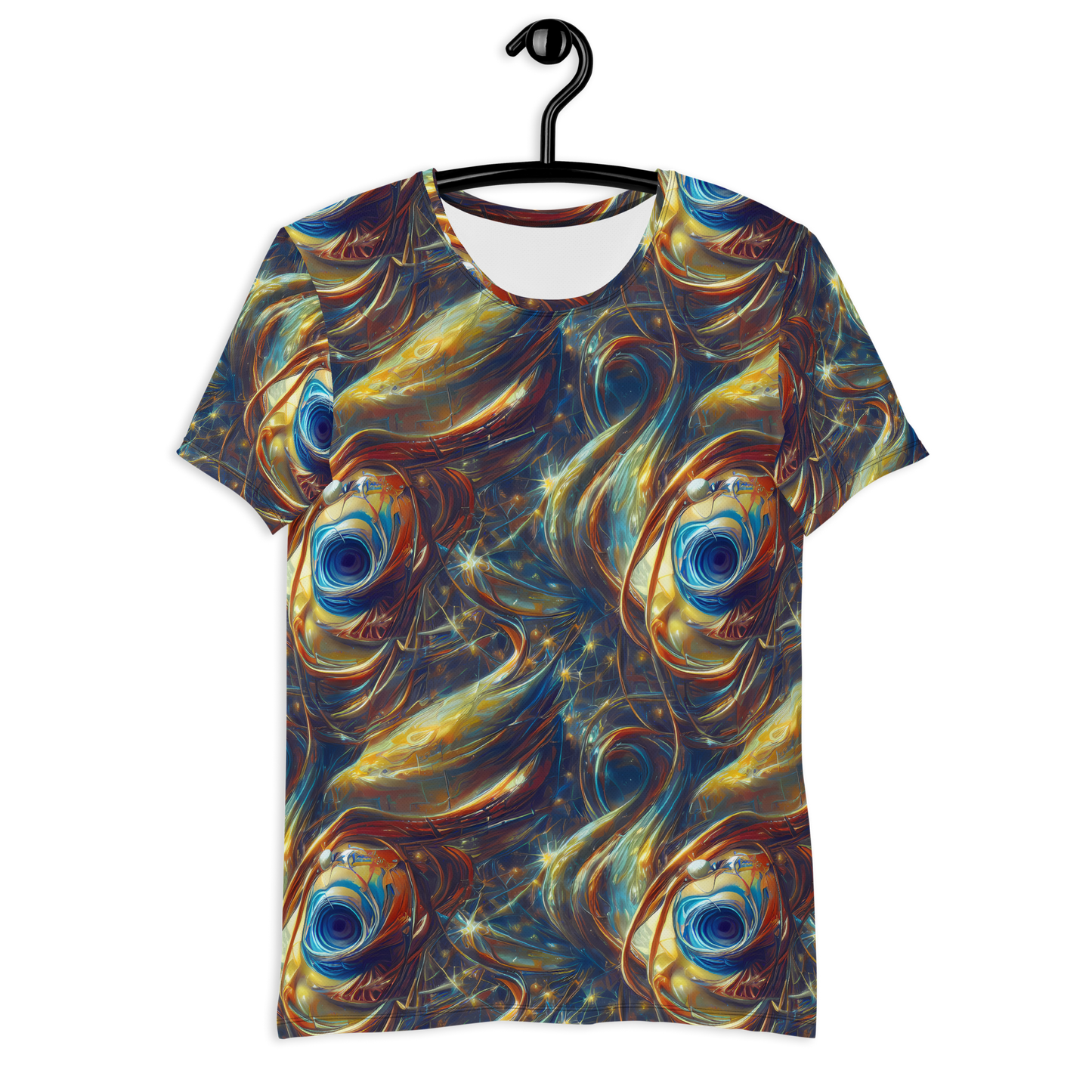 Men's Athletic T-Shirt - Celestial Vortex