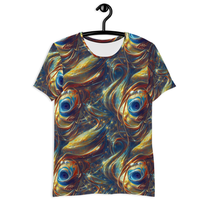 Men's Athletic T-Shirt - Celestial Vortex