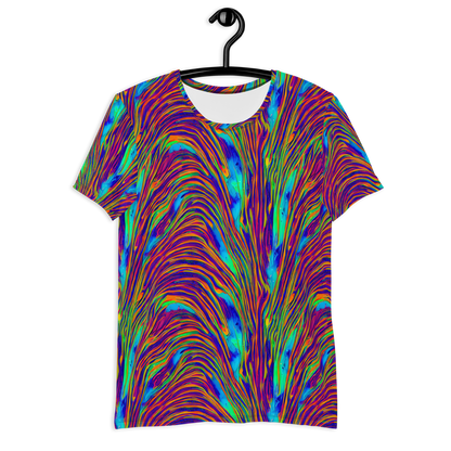 Men's Athletic T-Shirt - Lux Waves