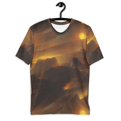 Men's Crew Neck T-Shirt - Sunset Shores