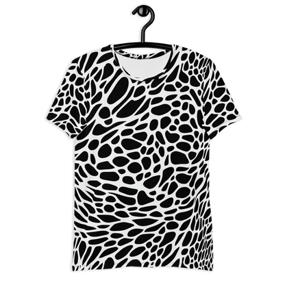 Men's Athletic T-Shirt - Monochrome Mystique