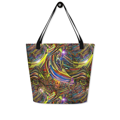 Large Tote Bag w/ Pocket - Quantum Palette