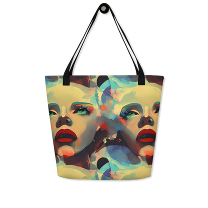 Large Tote Bag w/ Pocket - Astral Reflections