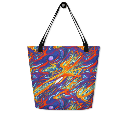 Large Tote Bag w/ Pocket - Galactic Ember