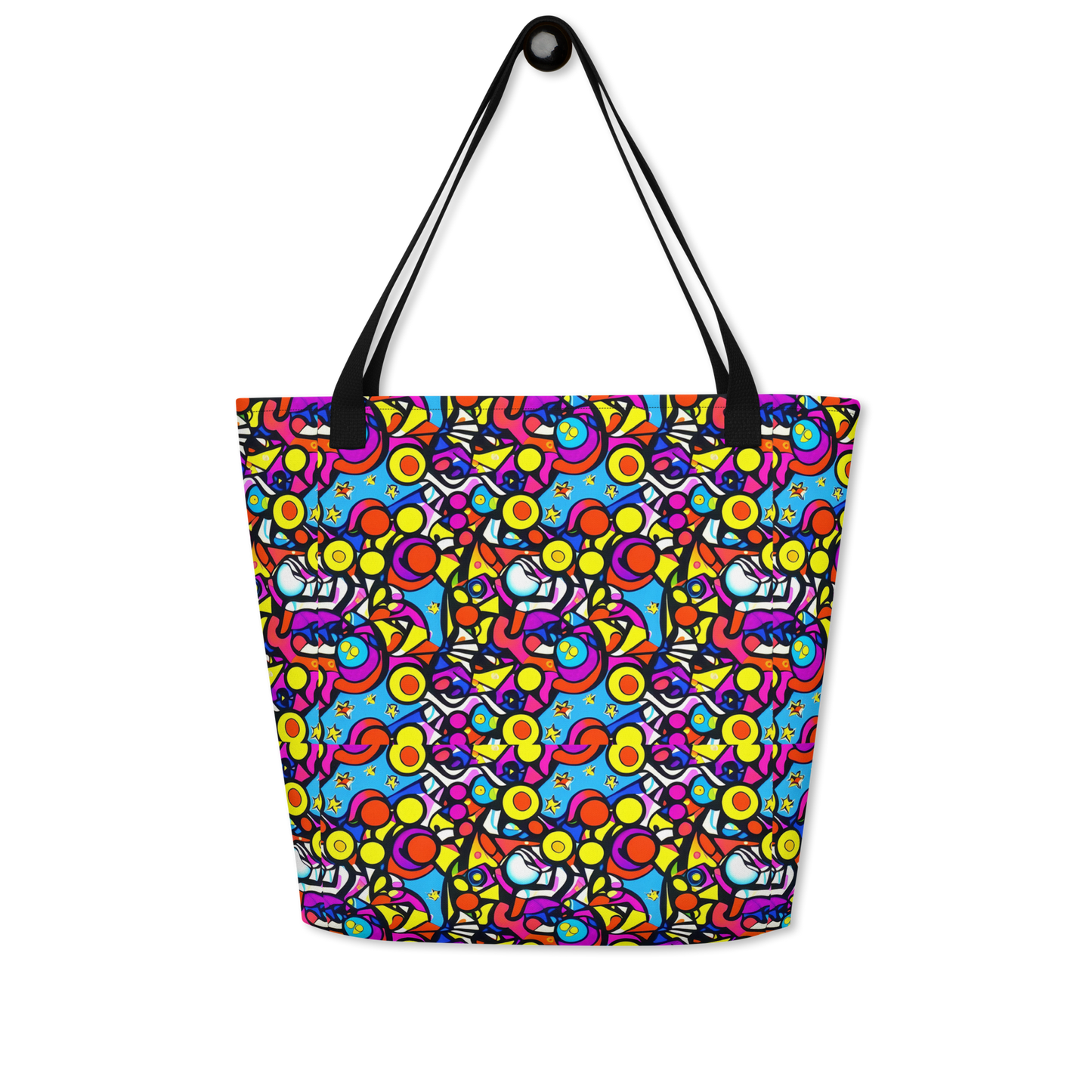 Large Tote Bag w/ Pocket - Stellar Circus