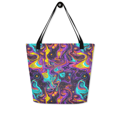 Large Tote Bag w/ Pocket - Hutty Nebula