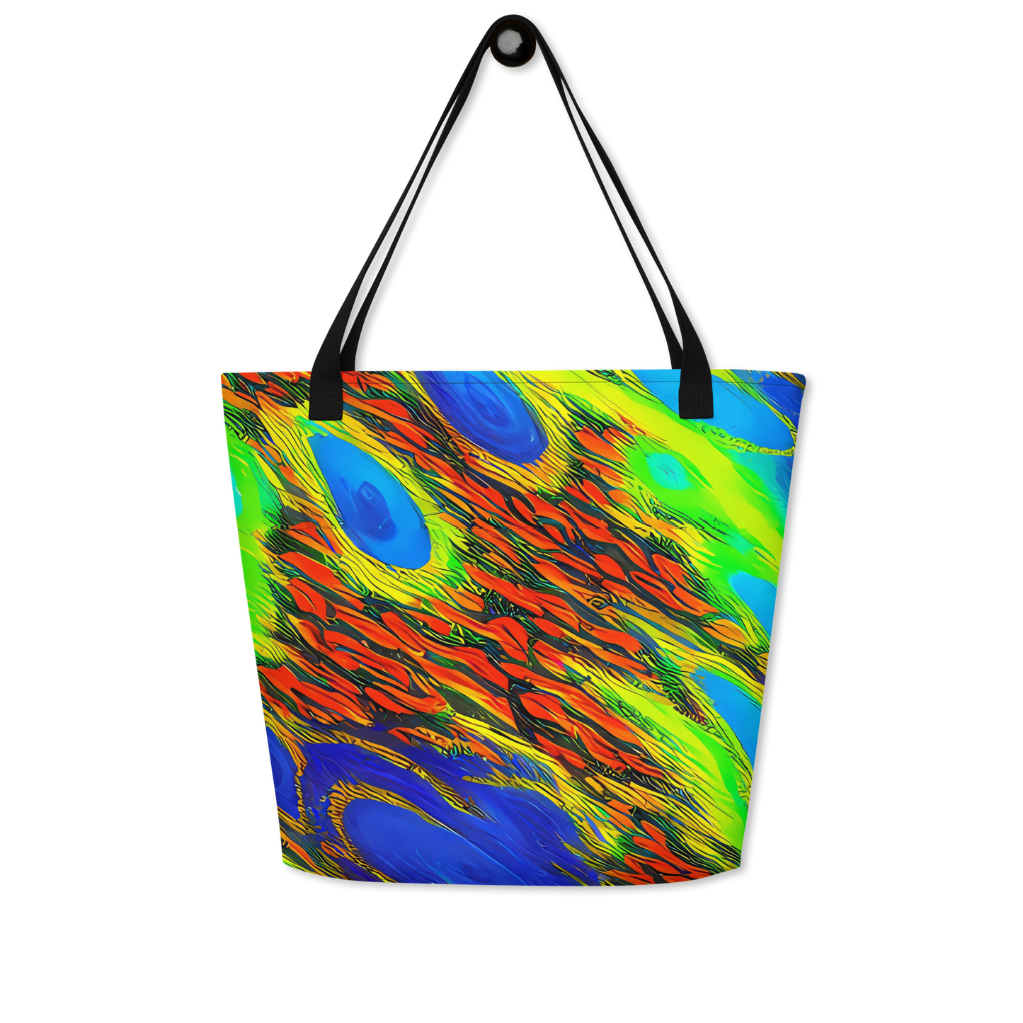 Large Tote Bag w/ Pocket - Hodgkin's Blaze