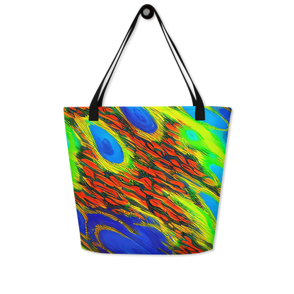 Large Tote Bag w/ Pocket - Hodgkin's Blaze