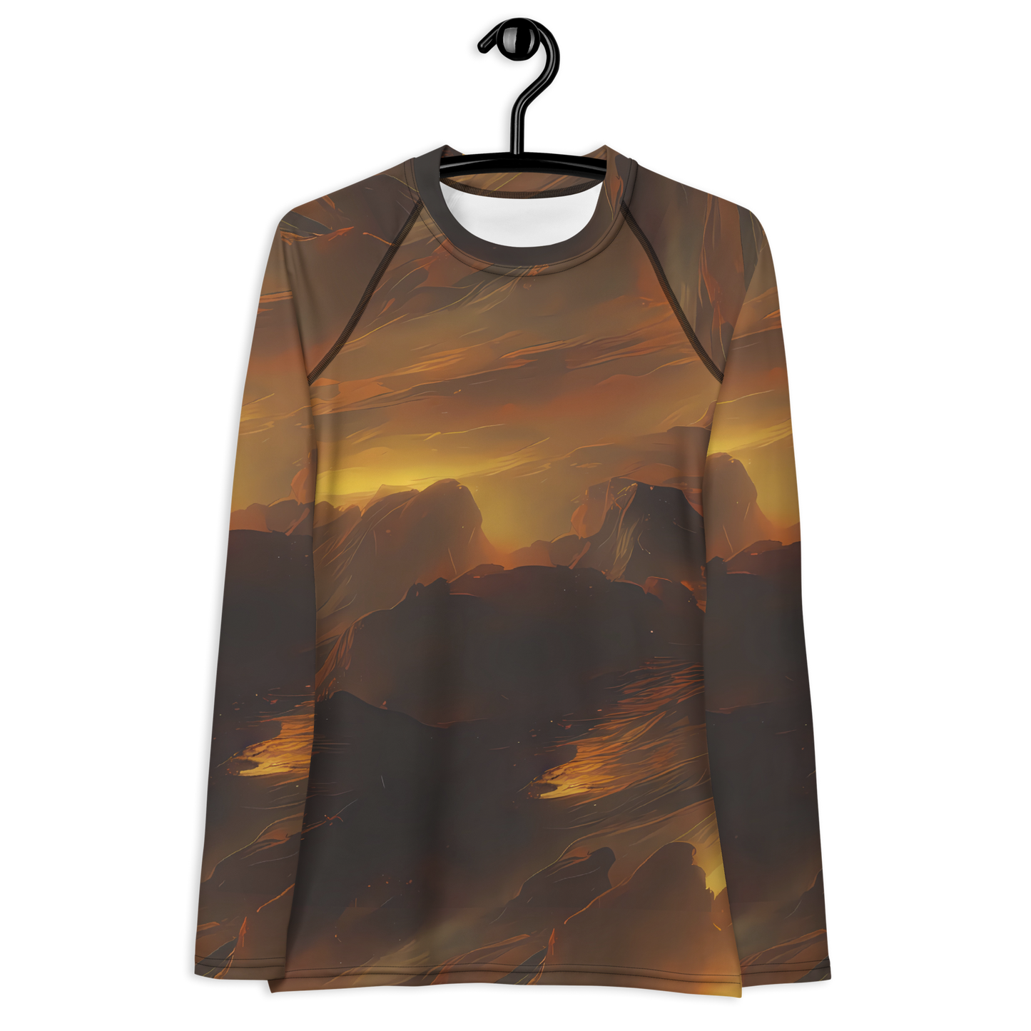 Women's Rash Guard - Sunset Shores