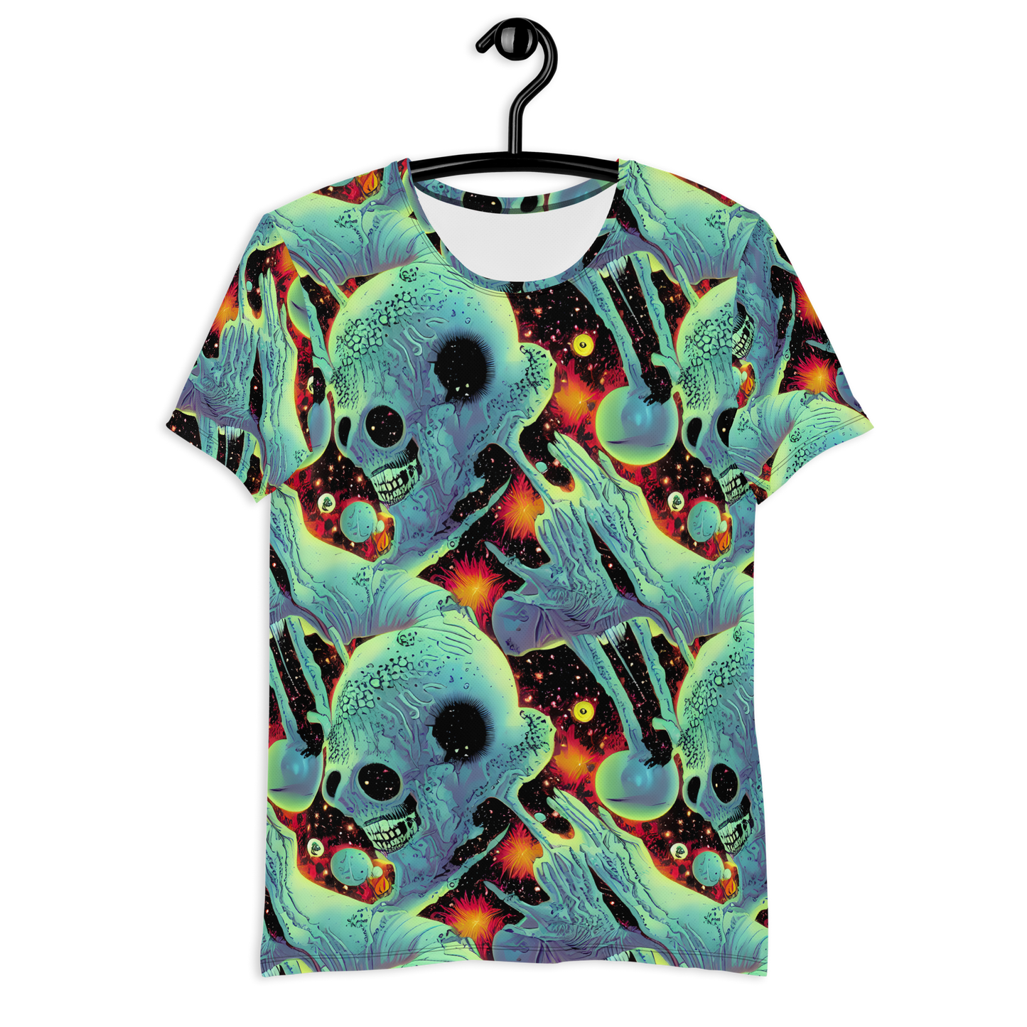Men's Athletic T-Shirt - Galactic Grotesque