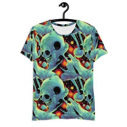 Men's Athletic T-Shirt - Galactic Grotesque