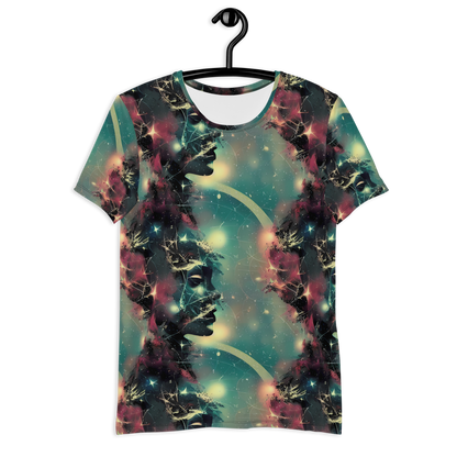 Men's Athletic T-Shirt - Galactic Serpent