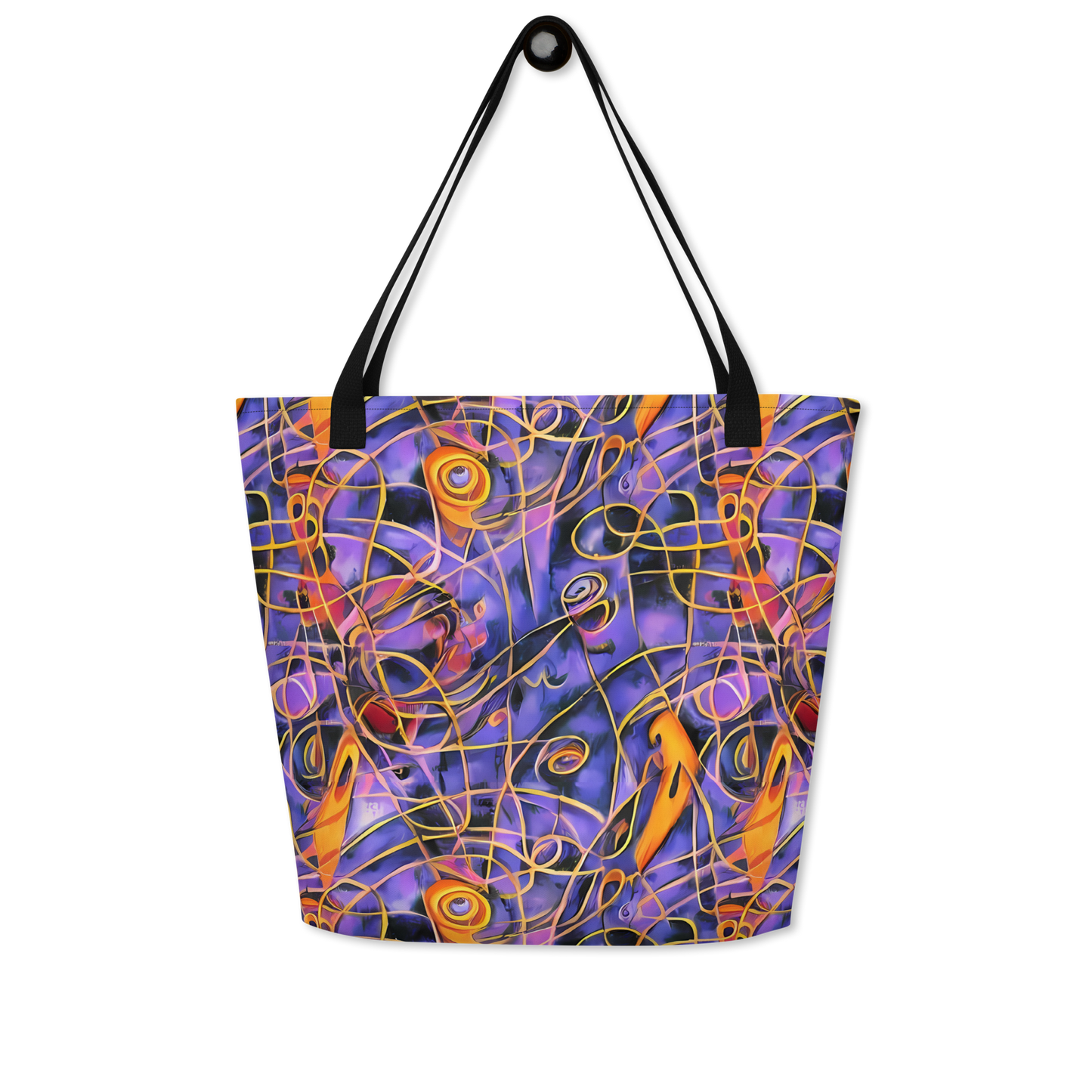 Large Tote Bag w/ Pocket - Bailly's Twist