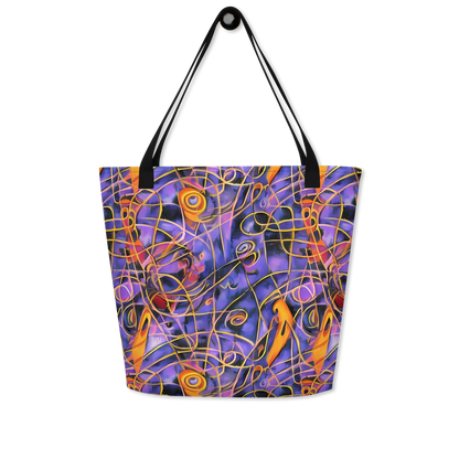 Large Tote Bag w/ Pocket - Bailly's Twist