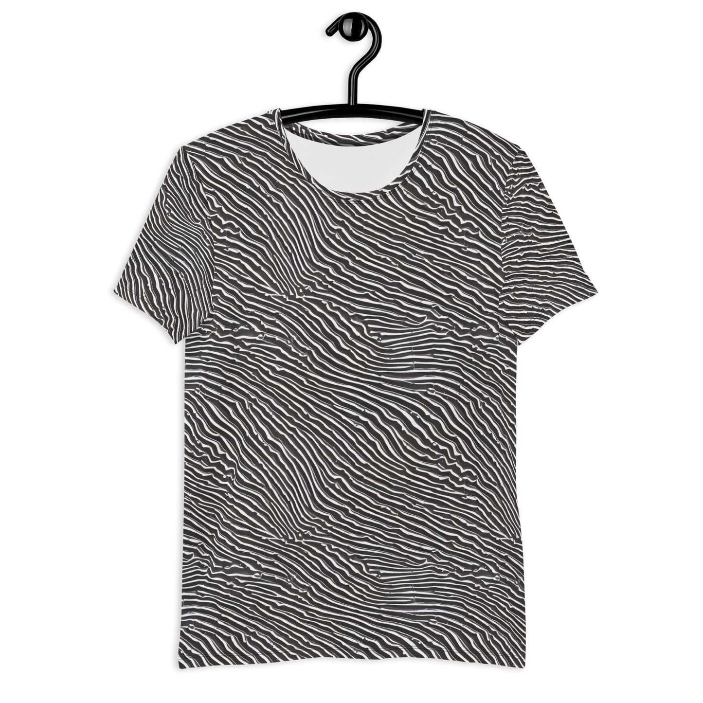 Men's Athletic T-Shirt - Hypnotic Waves