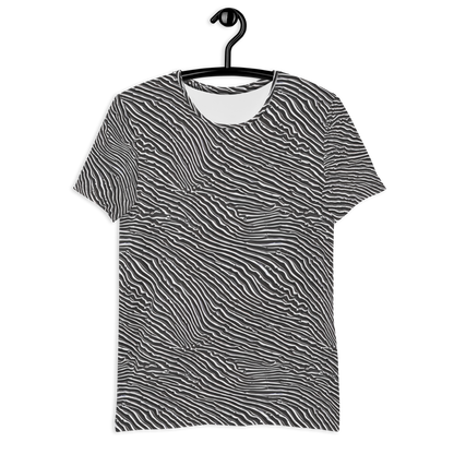 Men's Athletic T-Shirt - Hypnotic Waves