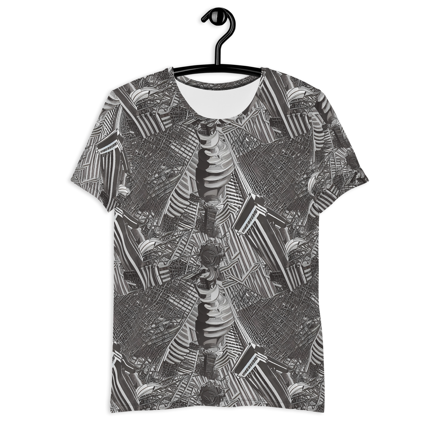 Men's Athletic T-Shirt - Piranesi's Web