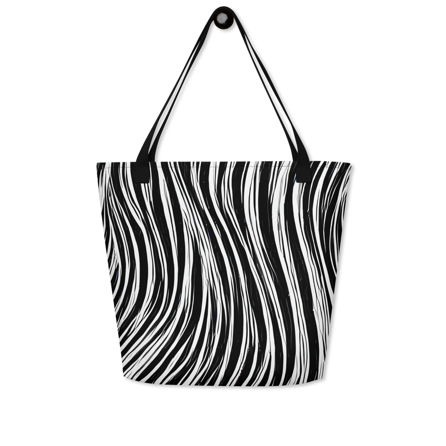 Large Tote Bag w/ Pocket - Weston Waves