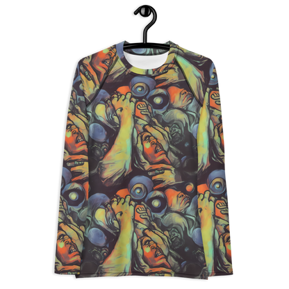 Women's Rash Guard - Cosmic Scream