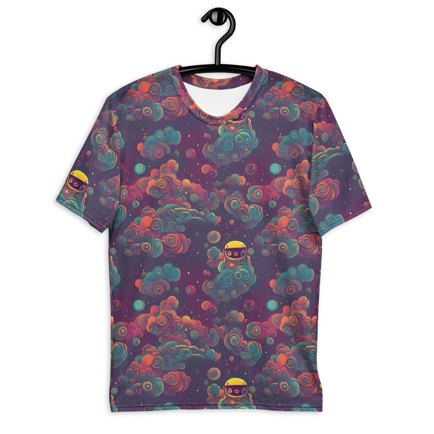 Men's Crew Neck T-Shirt - Nebula Dreamscape